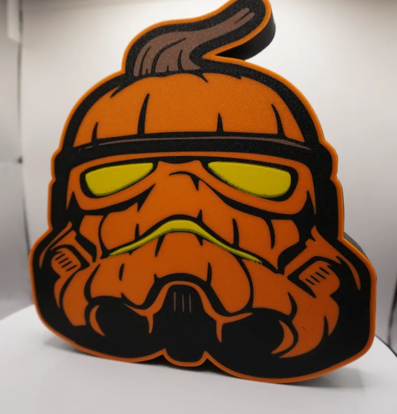 Stormtrooper Pumpkin Lightbox 