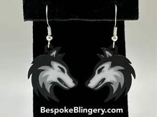 Wolf Earrings