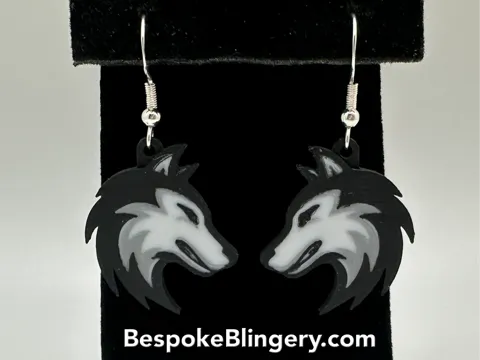 Wolf Earrings