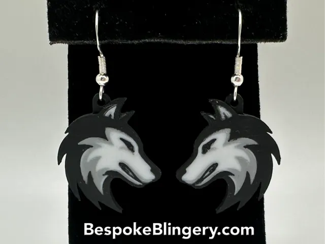 Wolf Earrings