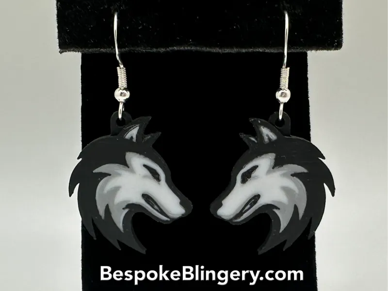 Wolf Earrings