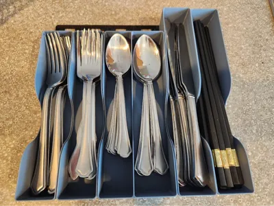 Gridfinity Cutlery Bins
