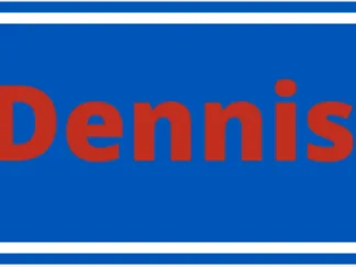 Namensschild für das Auto