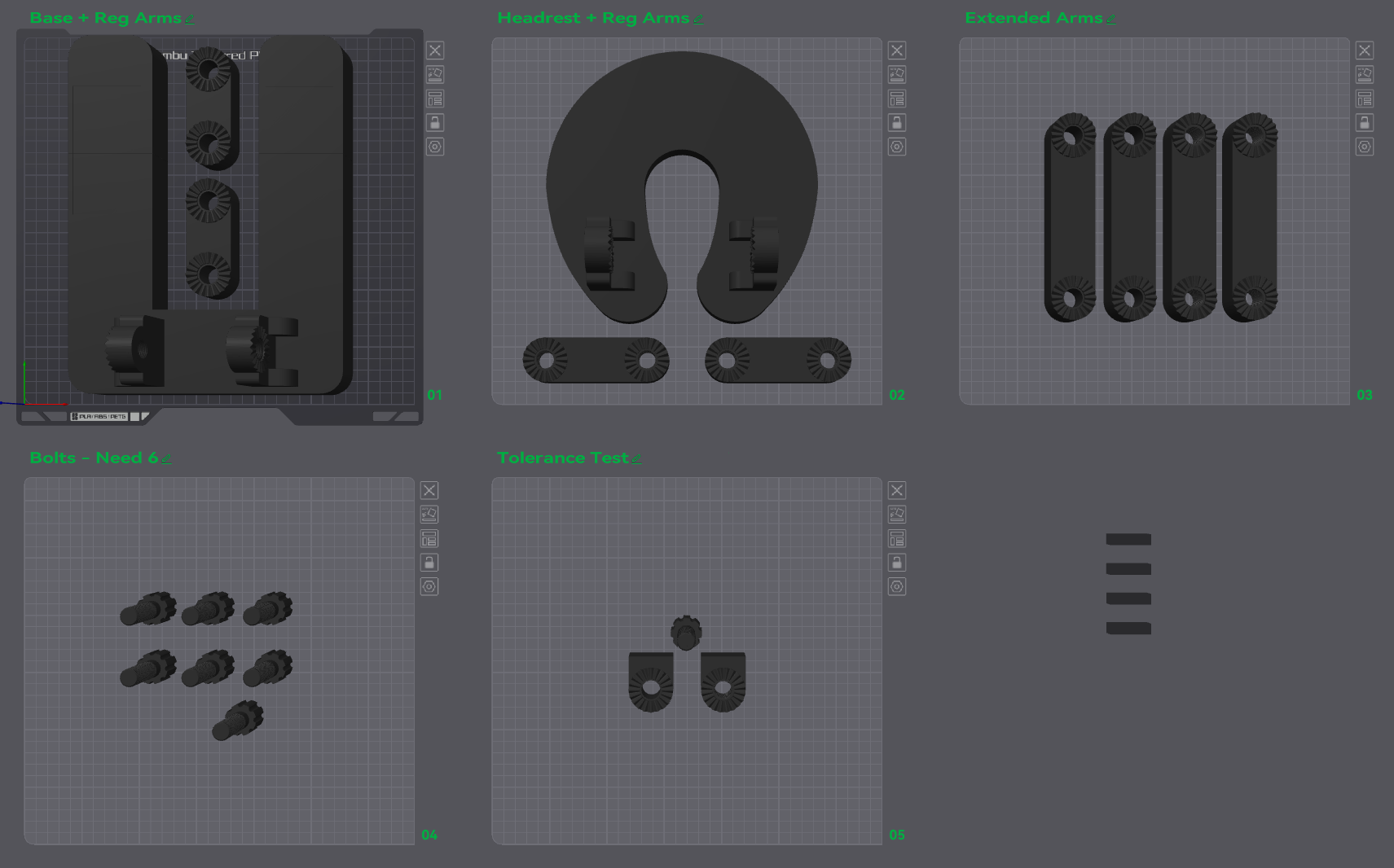 Miniatura 4 do modelo 3D Massage Head Rest