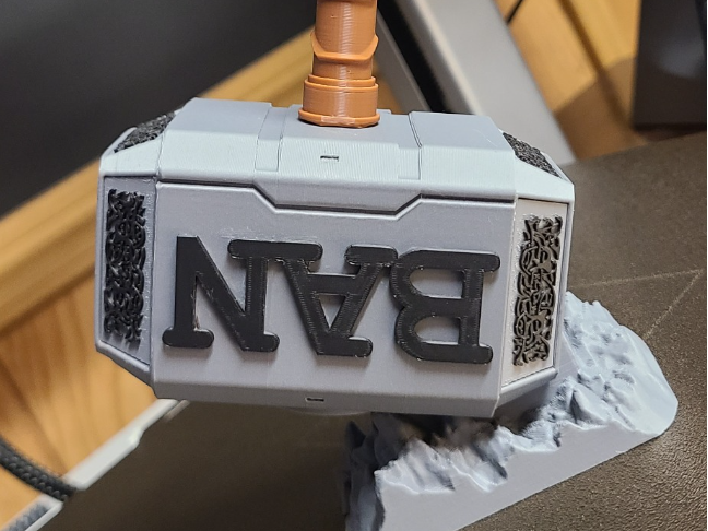 The BAN HAMMER (Thor's Hammer Gamer Remix)