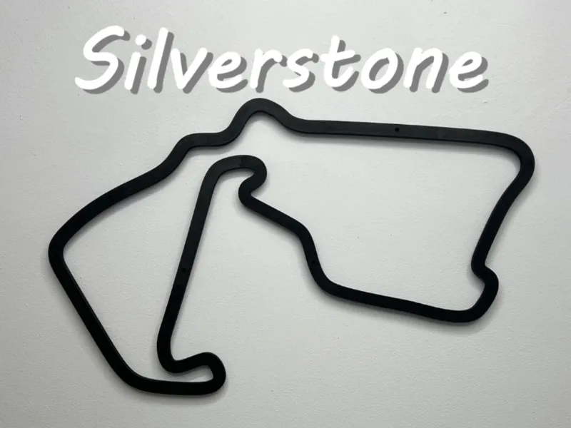 Silverstone Racetrack Wall Art #3