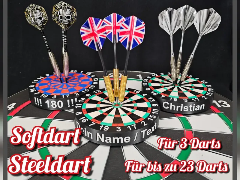 Personalisierbarer Dartpfeilständer -> Kommerziell
