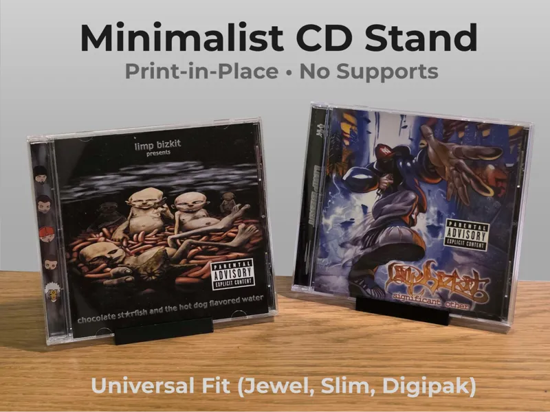 Minimalist CD Display Stand