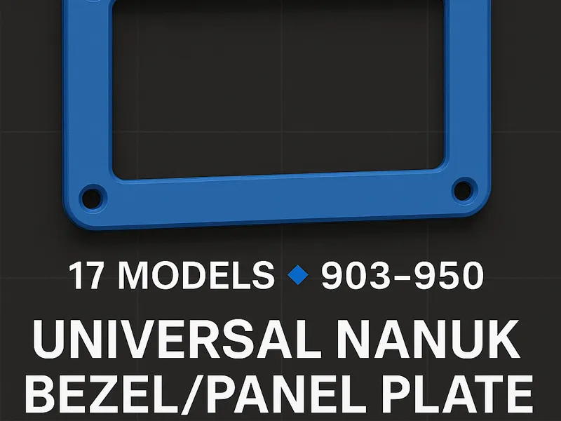 Nanuk 903 Bezel Panel Plate