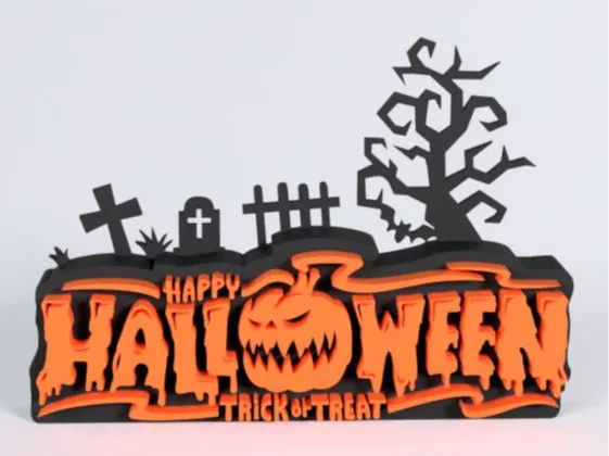 Happy Halloween sign