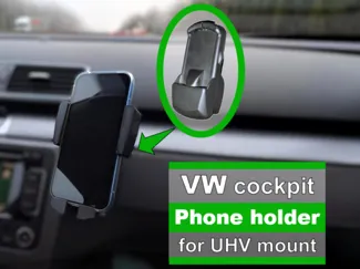 VW smartphone holder UHV preparation | Handyhalter