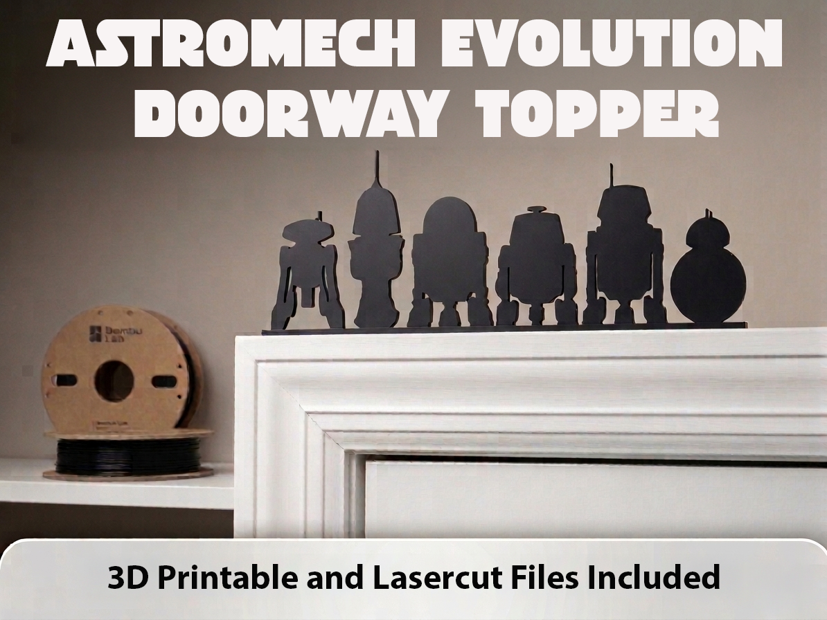 Astromech Evolution Doorway Topper