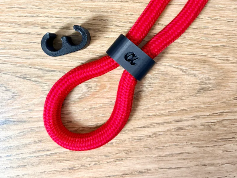 Camera strap clip