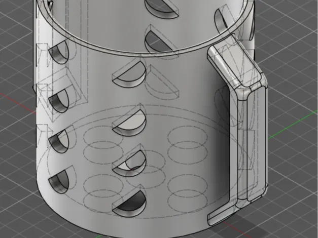 Ninja Creami jar holder - vaso para bote