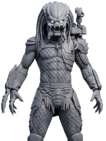 Pieza para disfraz o exhibición: The Predator Unmasked – Yautja Warrior — vista de referencia 2