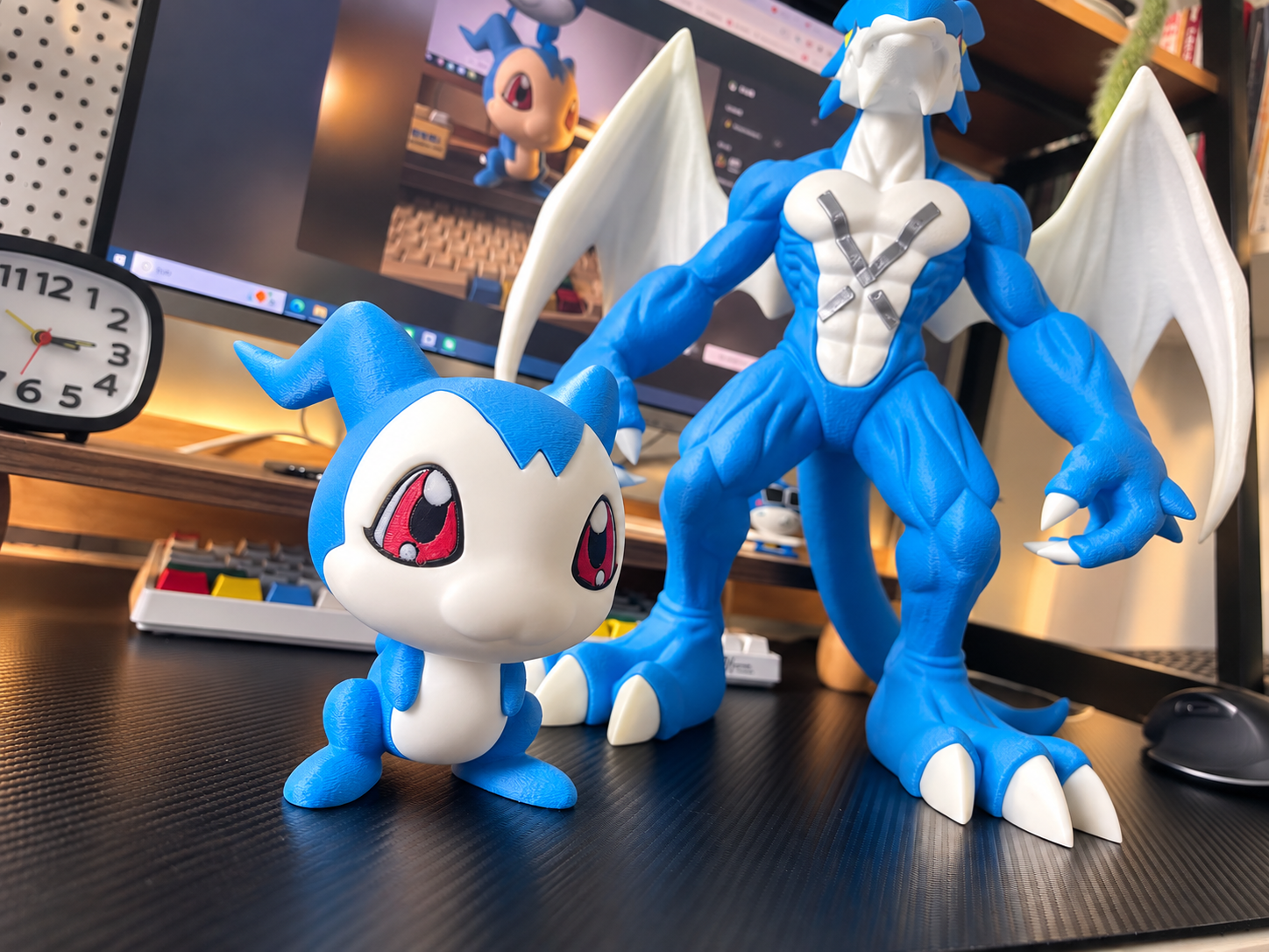 数码宝贝—豆丁兽(分色组装)DemiMeramon Digimon - 1