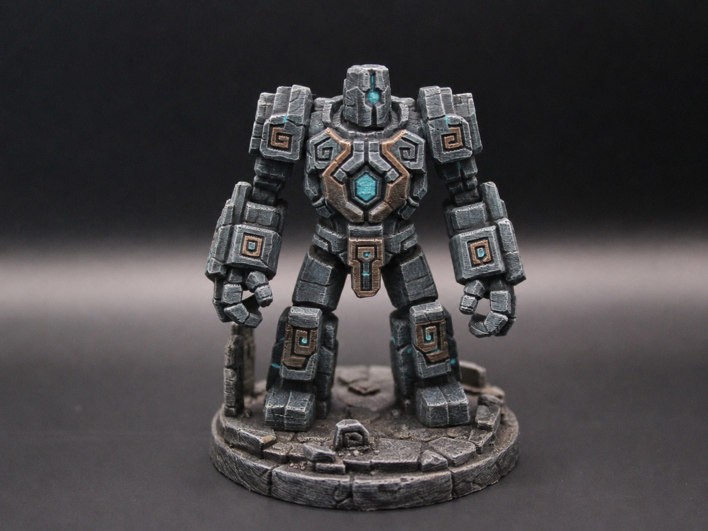 Rune Golem Miniature, Stone Guardian Boss
