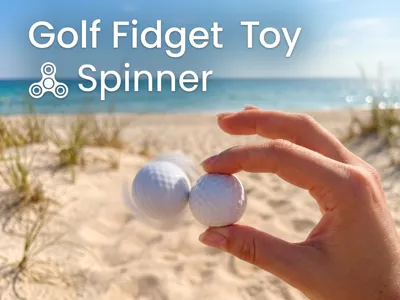 Golf Fidget Toy, Spinner