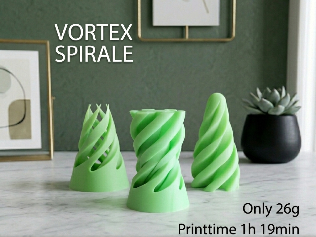 Miniatura 2 do modelo 3D Vortex Spirale V2