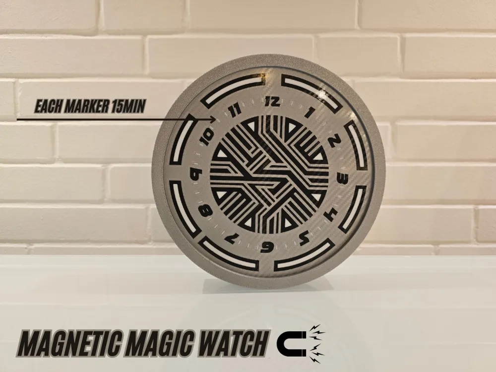Magical Watch Magnetic Magic Watch V1 with easy change Dial by 3D_Freak MakerWorld ...