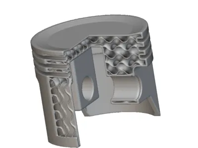 lattice inbuild piston model