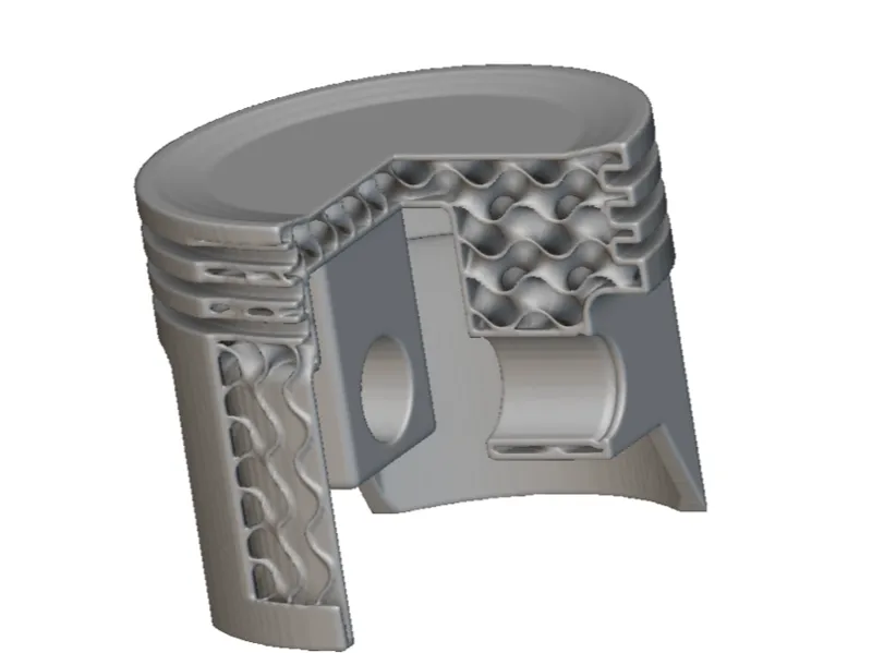 lattice inbuild piston model