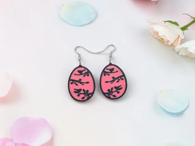 Spring Easter Egg earrings