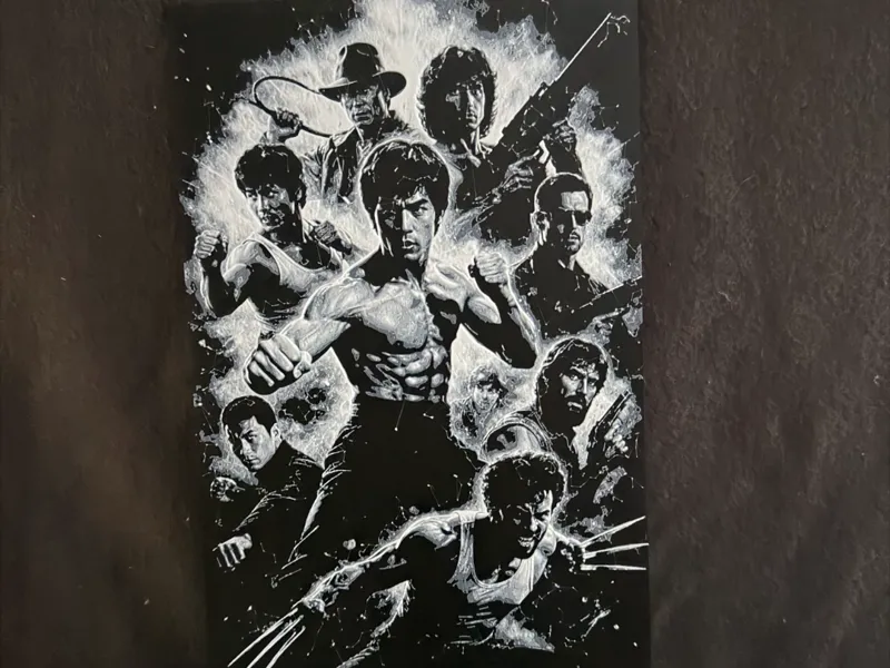 Hue Forge Bruce Lee und andere Helden 