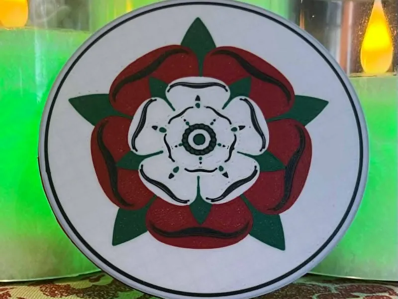 Tudor Rose Coaster