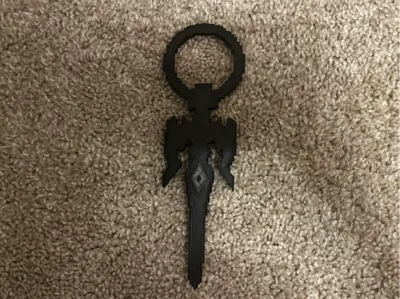 Undertale/Deltarune Roaring Knight Sword Keychain