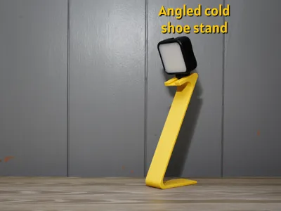 Angled Cold Shoe Stand – Photo & Video Mount