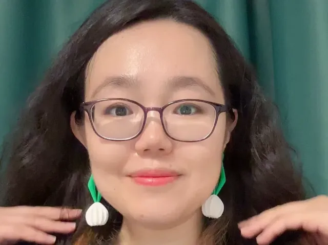 tulip earing 郁金香耳钉