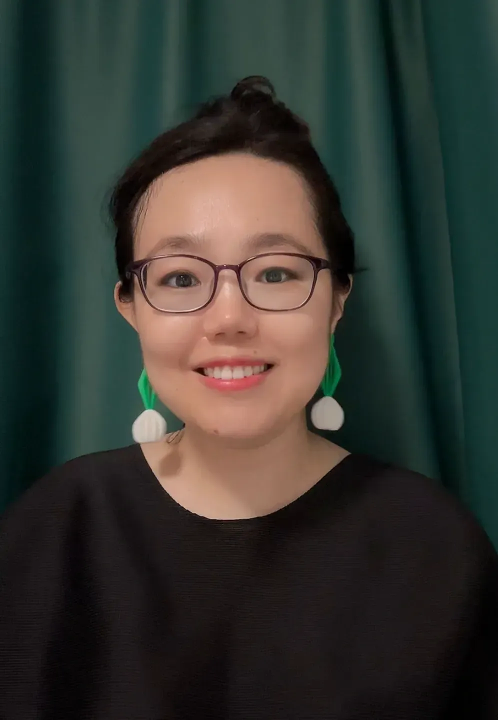 tulip earing 郁金香耳钉 view 4