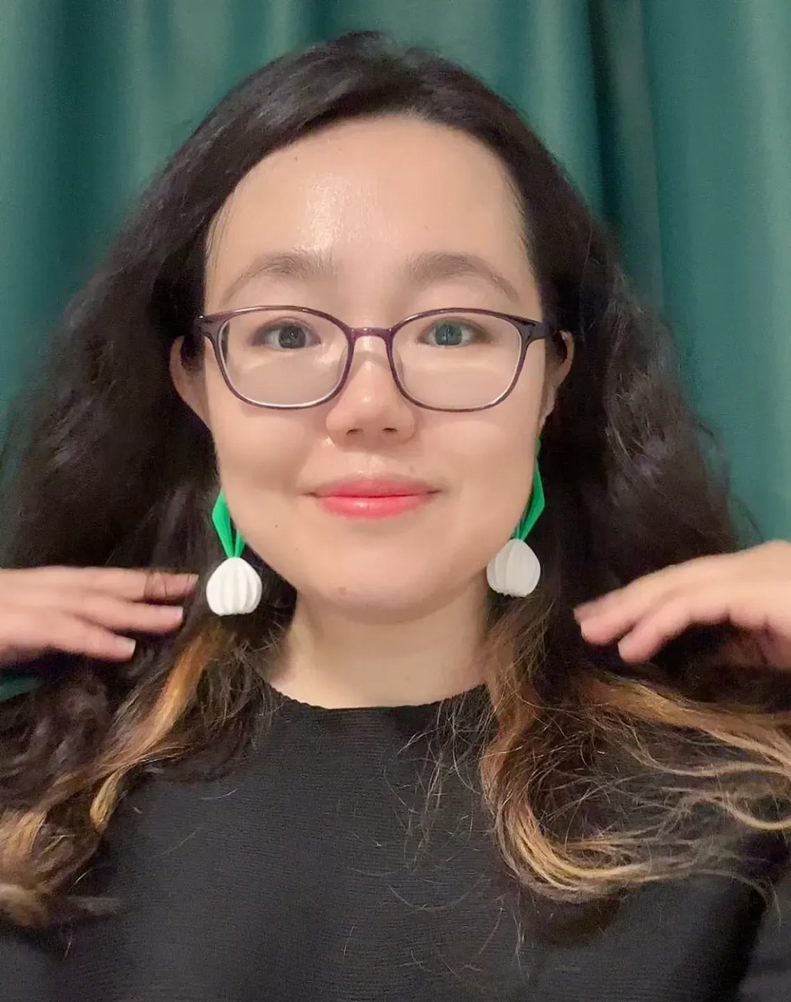 tulip earing 郁金香耳钉 view 3
