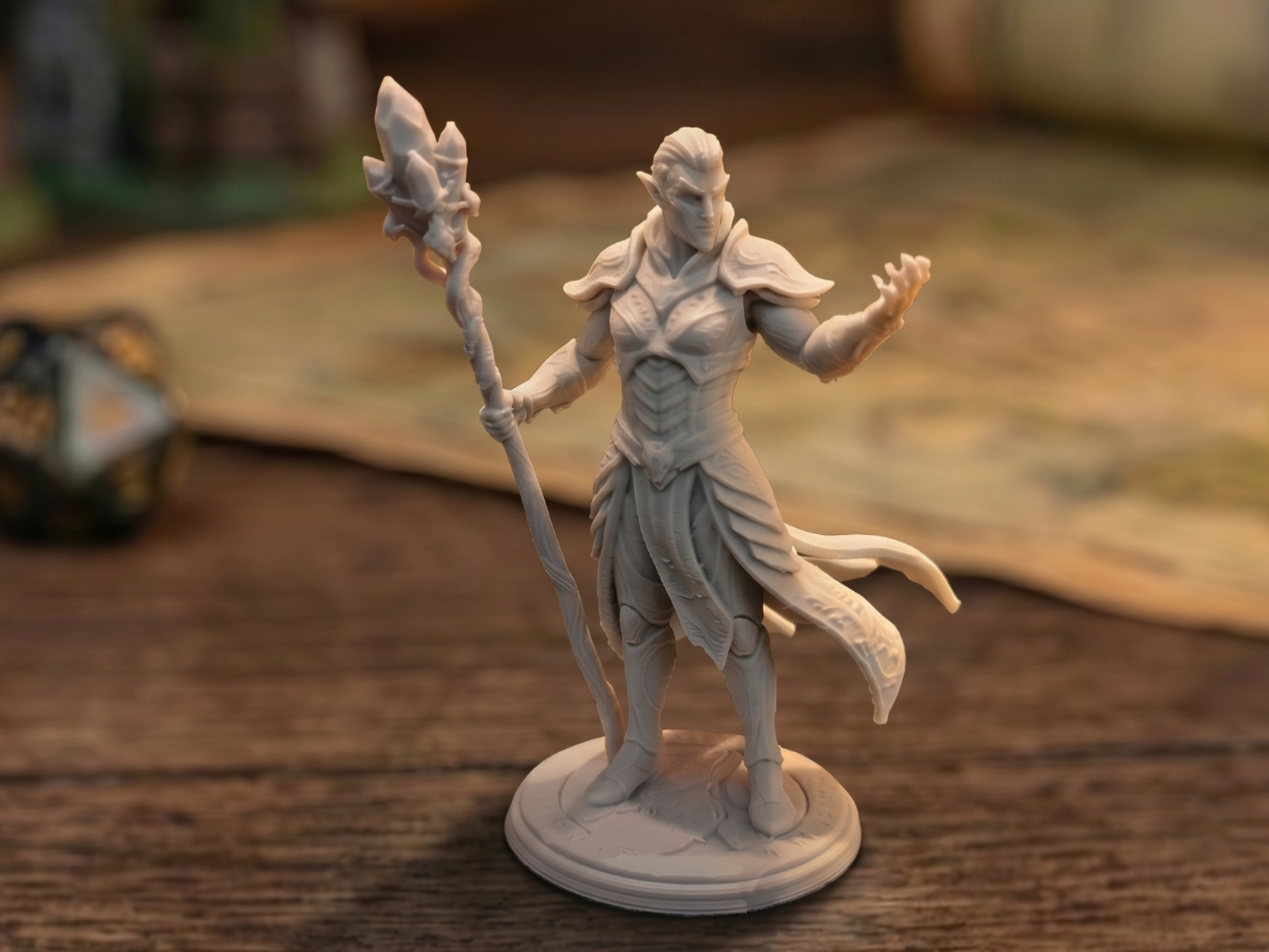 Aether-Forged Arcanist - Elven Warforged (32mm)