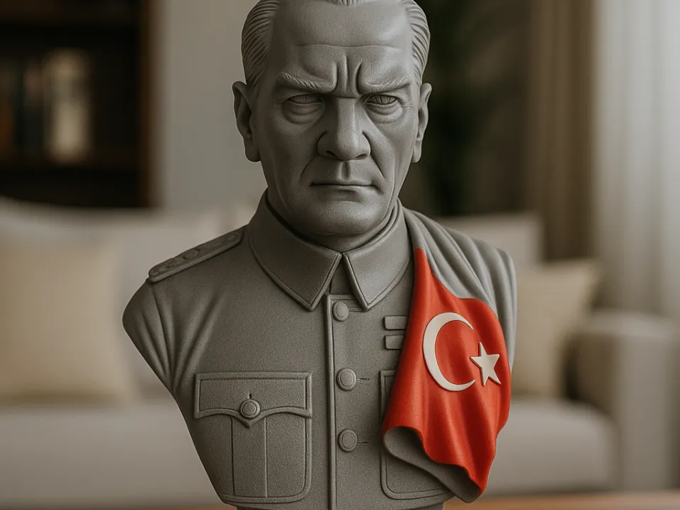Special Design Mustafa Kemal Atatürk Figurine Decorative Collectible Ornament