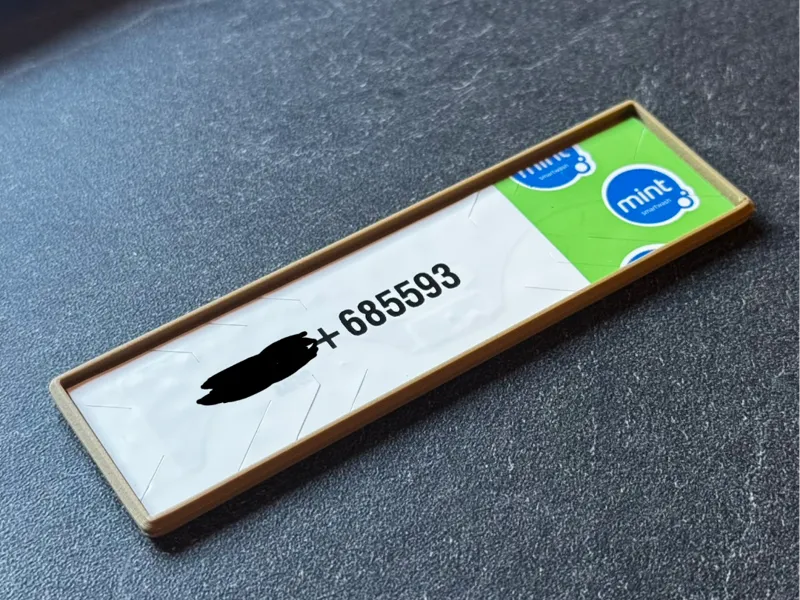 Mint Smartwash Carwash tag holder