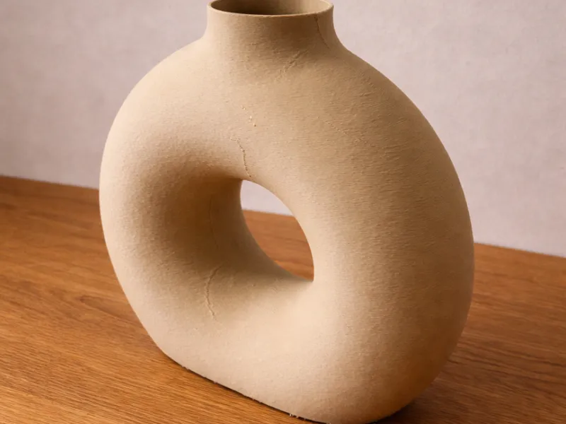Vaso Anello Moderno - Chunky Ring Vase Minimal