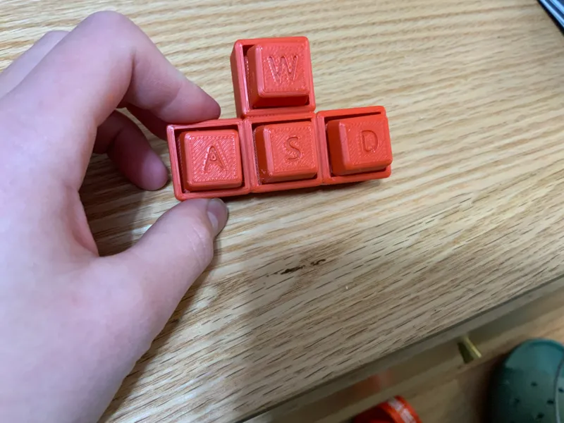 WASD clicker fidget