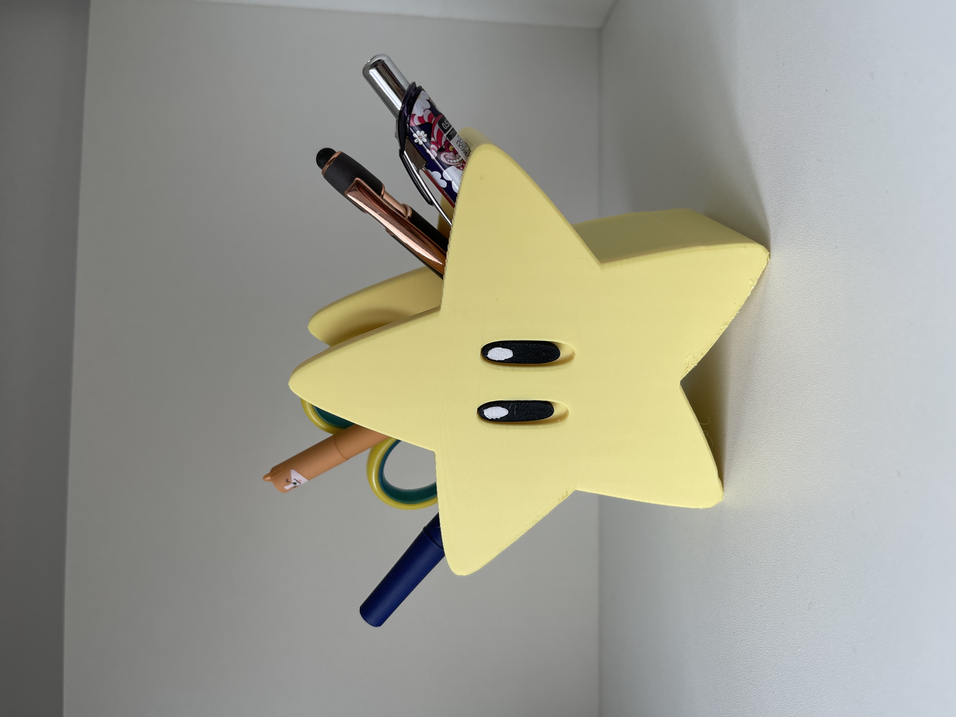 Lapicero estrella de Super Mario — imagen 4 de impresión 3D