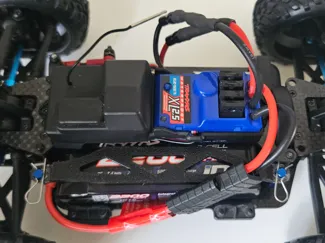 Latrax Teton carbon fiber chassis battery strap