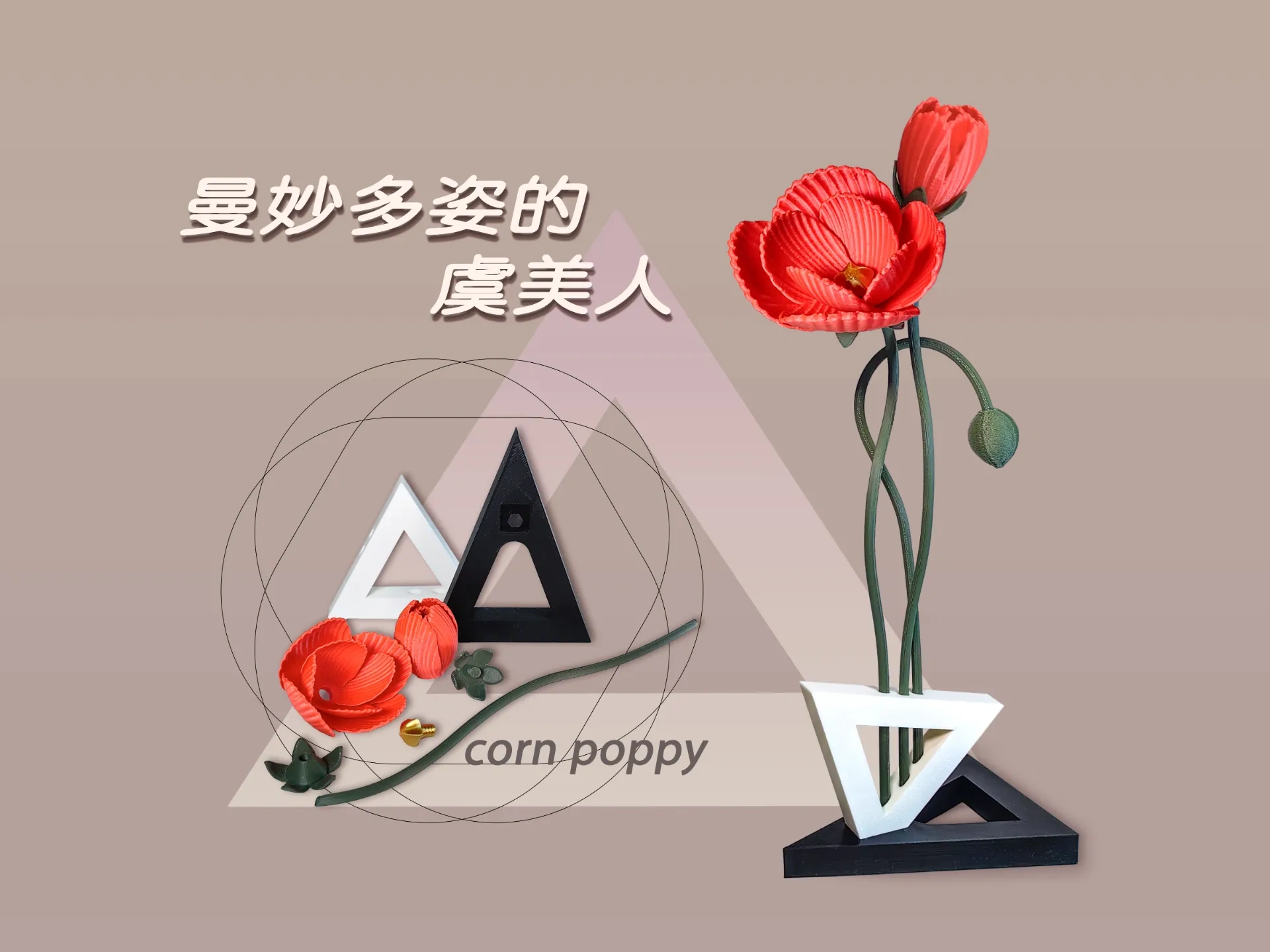 Miniatura 1 do modelo 3D 曼妙多姿的虞美人