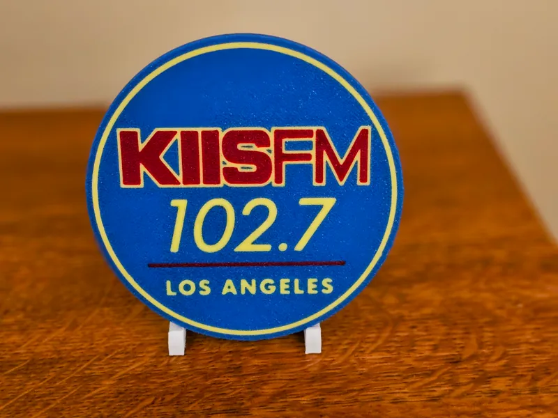 KIIS FM Radio Station 102.7 Los Angeles Coaster