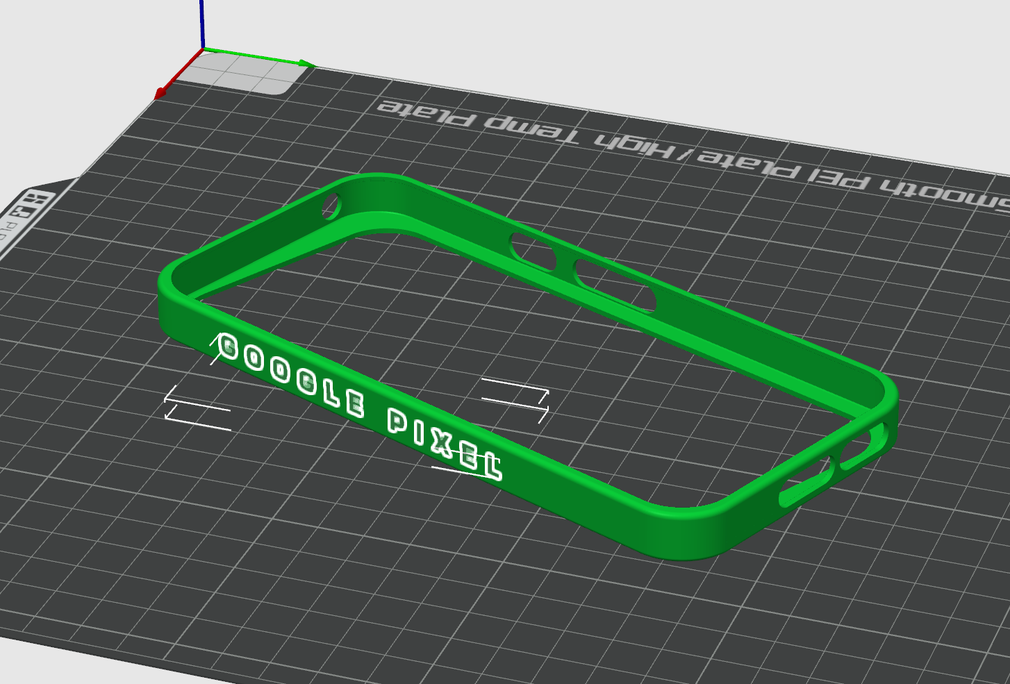 Miniatura 1 do modelo 3D Pixel 9a Cover/Bumper