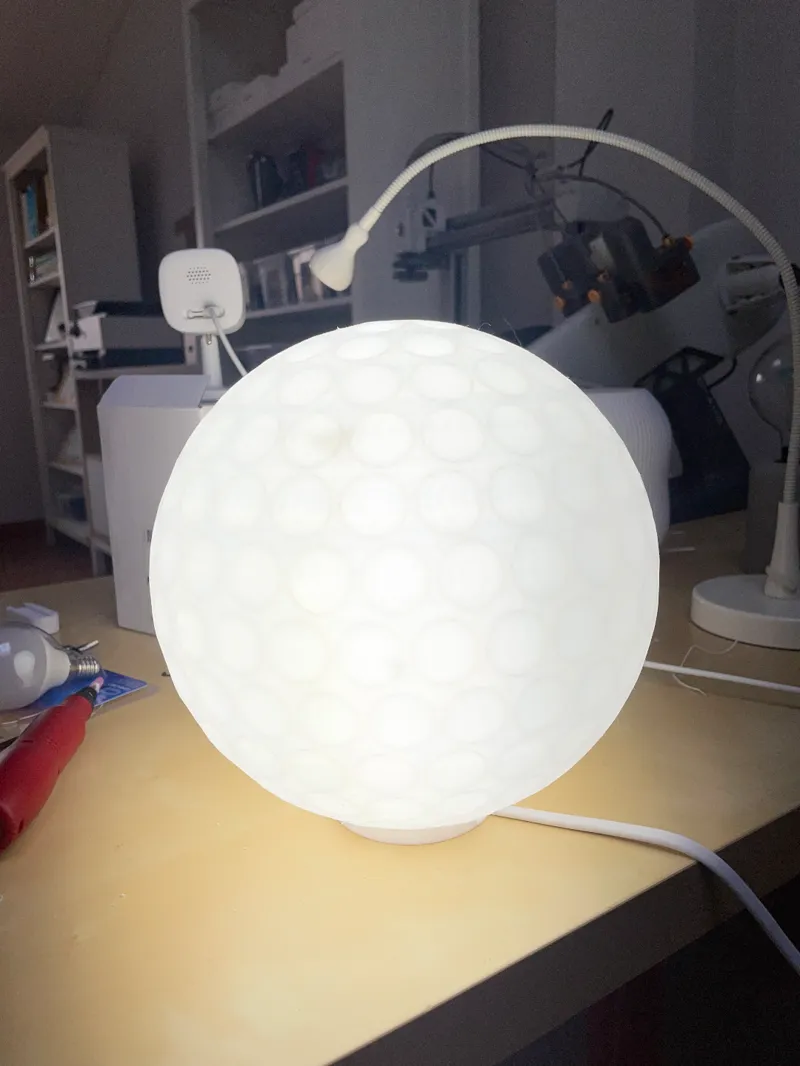 Golf Ball Lamp (Base for kit001 Bambulab)