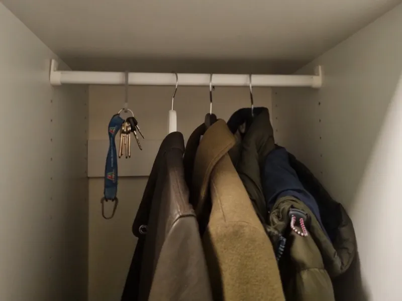 Keys Holder for your Coat Hanger Rack