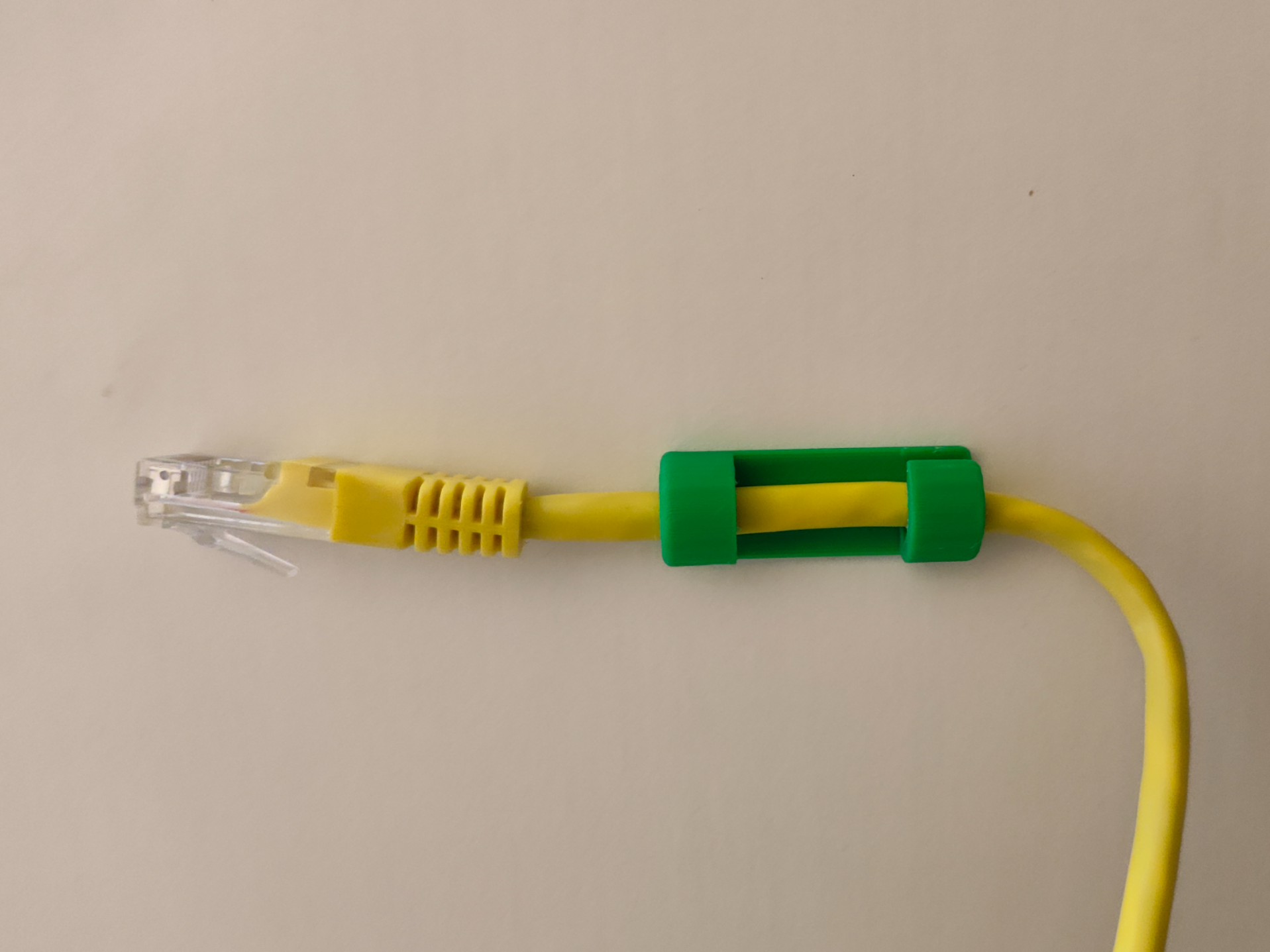 Miniatura 1 do modelo 3D 免打孔网线固定器、理线器