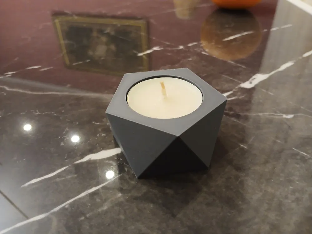 Tea Light Holder Minimalictic Candle Stand - Free 3D Print Model ...