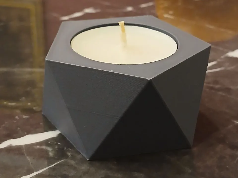 Tea Light Holder Minimalictic Candle Stand - Free 3D Print Model ...