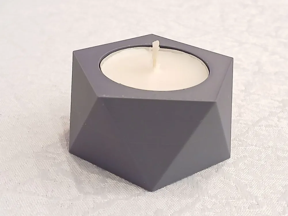 Tea Light Minimalictic Holder Modern Candle Stand - Free 3D Print Model ...